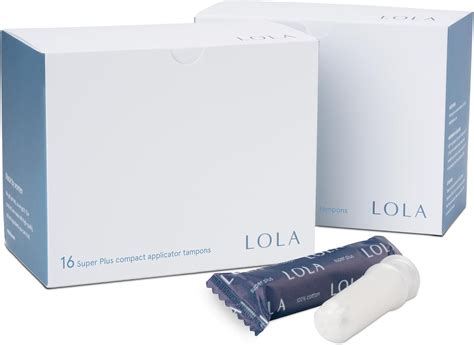 Amazon.com: LOLA Super Plus Tampons - 32 Count, Plastic Applicator ...