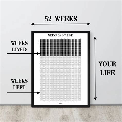 Memento Mori Life Calendar, Stoic Weekly Tracker (digital Download) - Etsy