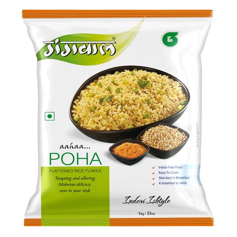 Gangwal Poha -1kg | Rice Flakes | Flattened Rice | Aval | Atukulu ...