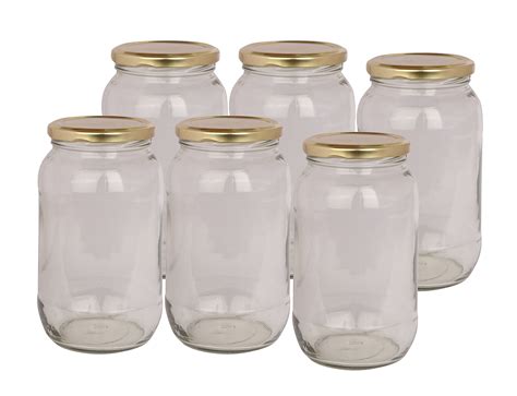 Pure Source India Glass Jar Container, with Air Tight Lid, Multipurpose ...