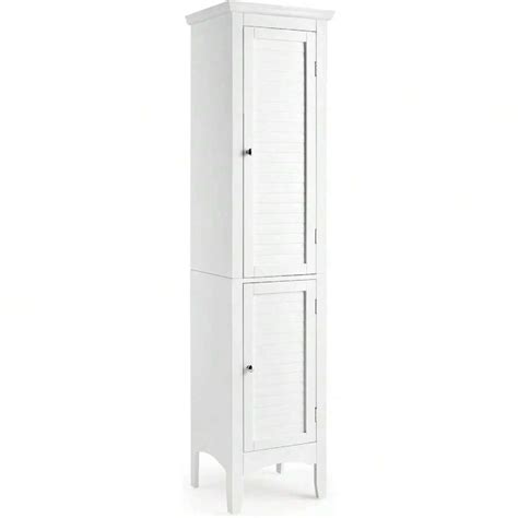 Mueble de baño con 5 compartimentos, mueble de baño alto con puertas ...