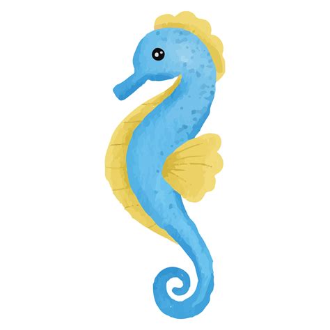 Sea Horse Under The Sea Clip art Element Transparent Background ...
