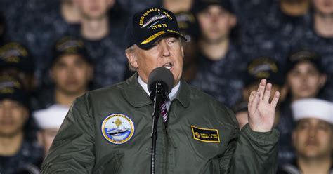 Trump: Carrier USS Gerald R. Ford ‘100,000-ton Message to the World’