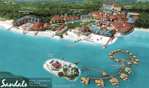 Sandals Barbados Resort Map