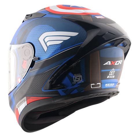 Street Marvel Captain America Helmet