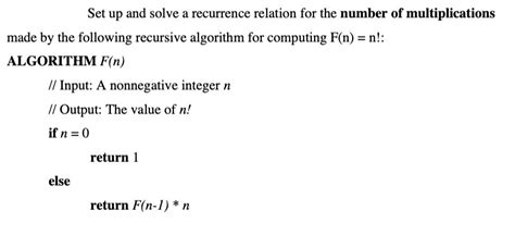 Image result for Solved Recurrence Relation