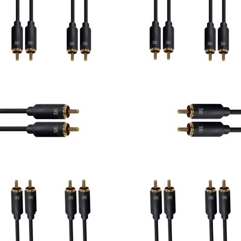 MX Subwoofer Series RCA Cable,1.5 MTR Single RCA Male To Single RCA ...