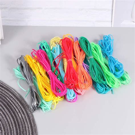 Buy FARUTA 20pcs Lanyard String Gimp String Plastic Lacing Cord for DIY ...