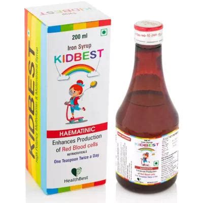 HealthBest Kidbest Haematinic Iron Syrup – AYUSH Upchar