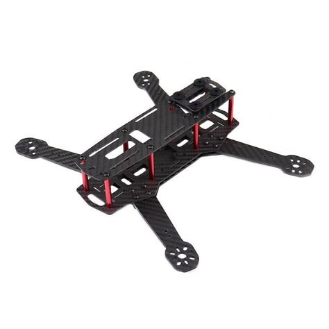 QVA250 Carbon Fiber Frame Kit RC Drone FPV Racing 4.0mm Arm Thickness ...