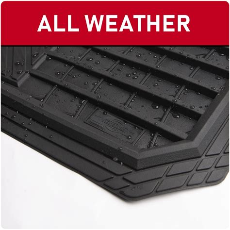 Snapklik.com : Dickies 4-Piece Deep-Tray Floor Mats - Heavy-Duty ...