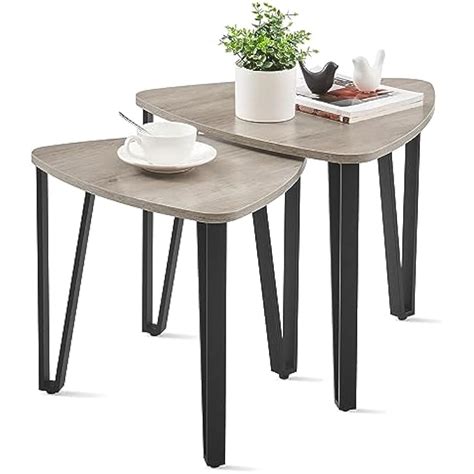 VASAGLE Nesting Coffee Tables, End Tables Set of 2 India | Ubuy