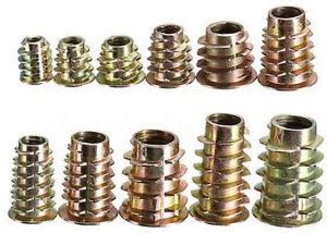 VP INDUSTRIES Nut M8x25 mm Wood Insert Nut (Pcs-25) | D-nut Zinc Alloy ...