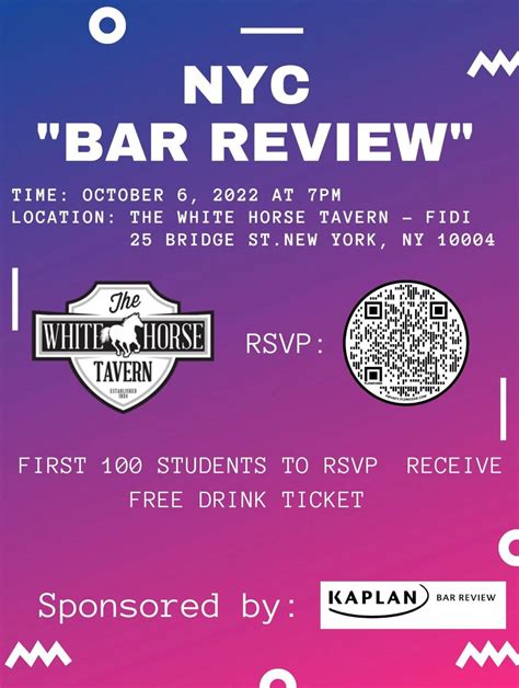 I am very excited to announce NYC "Bar Review." This event will be an ...