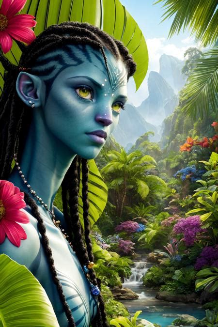 Neytiri te Tskaha Mo'at'ite / Na'vi girl / Avatar alien girl - AIDA ...