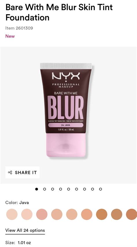 Ulta, NYX Professional Makeup, New Release: Bare With Me Blur Skin Tint ...