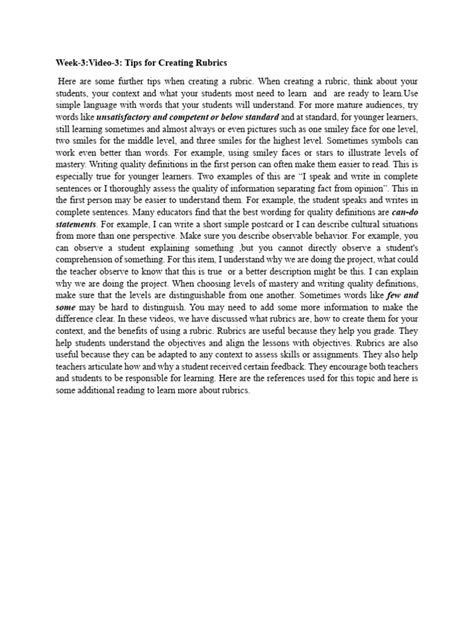 Image result for Rubrics Tutorial