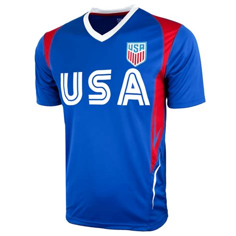 U.S. Soccer Federation USMNT Adult Sizes Game Day USA Soccer Jersey T ...