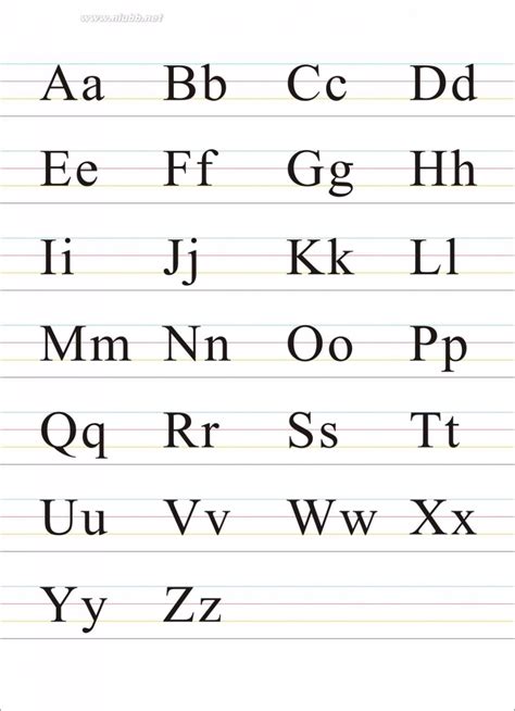 英文26个字母表_26个英文字母表打印_26个英文字母大小写_26个英文字母手写体
