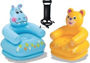 TOYLAND Tiger Chair Hippo Chair Air Hand Air Pump2-8 Years Combo{Air ...