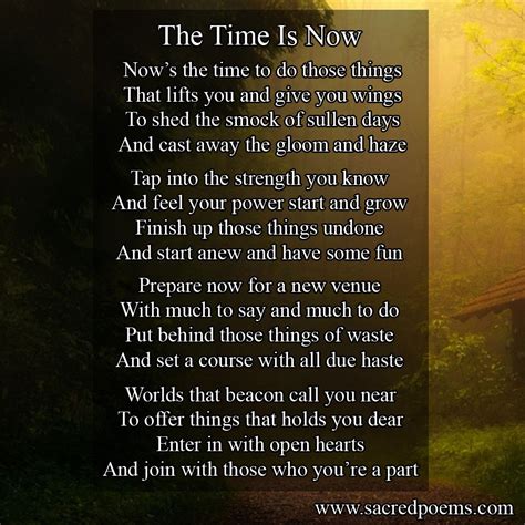Famous Poems About Time Running Out at Abby Martin blog