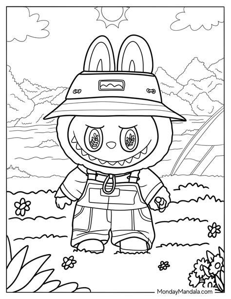 Labubu Coloring Sheet