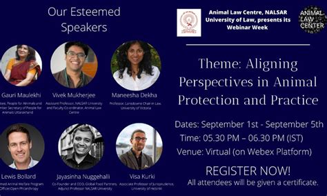 NALSAR, ALC Webinar Week 2022, Animal Protection and Practice