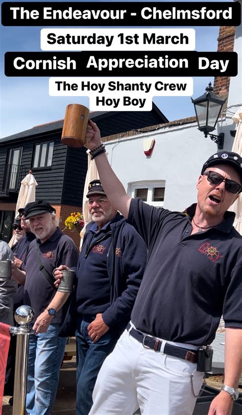 Cornish Day at The Endeavour - Chelmsford , The Endeavour, Chelmsford ...