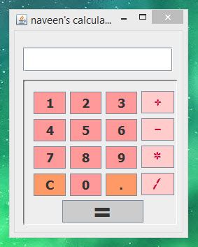 GUI in NetBeans Simple Calculator Source Code 的图像结果