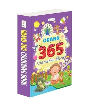Buy GRAND - 365 Colouring Book :- toddler colouring book, interactive ...