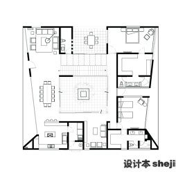 高端200平方房屋设计图_土巴兔装修效果图