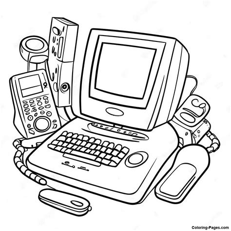 Technology Coloring Pages 的图像结果