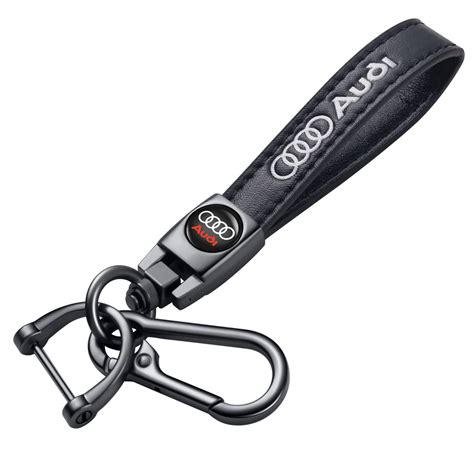 TACOMA Genuine Leather Keychain Set for Audi A3 RS3 A4 A5 A6 A7 RS7 A8 Q3 Q5 Q7 R8 Key Chain ...
