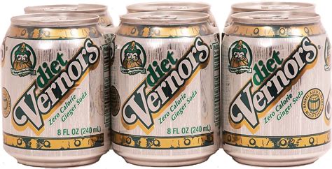 Amazon.com : Vernor's Ginger Ale Diet, 12-Ounce (Pack of 2) : Beverages ...