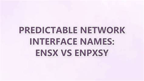 Image result for Predictable Network Interface Names