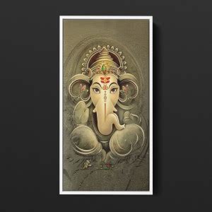 GIFTMASTER Ganesha Wall Art Painting For Living Room Ganapati Floating ...