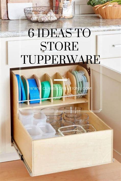 Image result for Storage Solutions for Tupperware