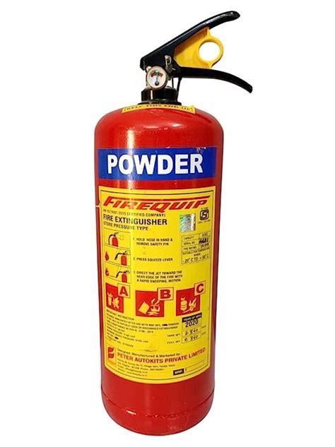 SAFFIRE FIRE Dry Chemical Powder Type 6 KG FIRE Extinguisher : Amazon ...