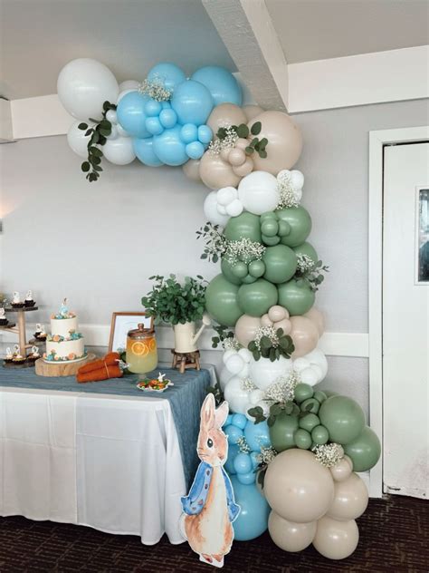 Peter rabbit baby shower balloons – Artofit
