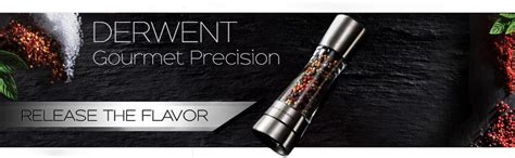 Buy COLE & MASON Derwent Salt Grinder - Stainless Steel Mill Includes ...