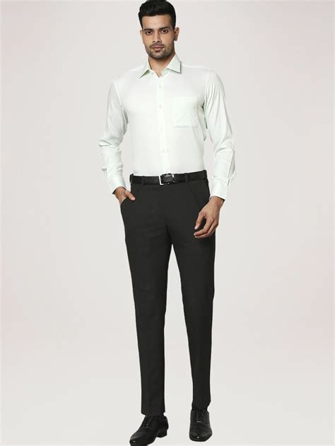 Raymond Men Green Structure Contemporary Fit Cotton Shirts – MyRaymond