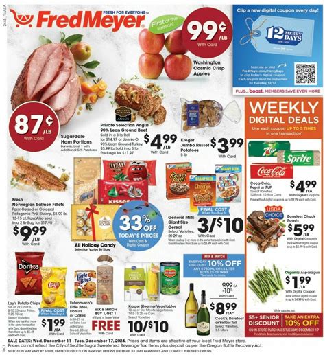 Fred Meyer Weekly Ad & Specials from December 11