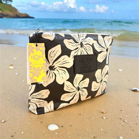 【ALOHA COLLECTION】Midポーチ COCO HO 撥水 splashproof 防滴 コラボレーション ノースショアー プロ ...