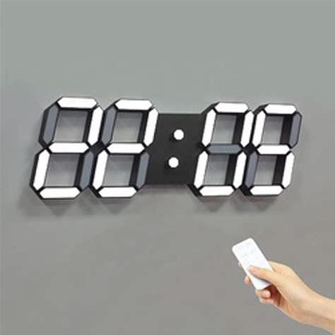 Buy FAWES LED Wall Clock with Remote Control - Large | Night Time ...