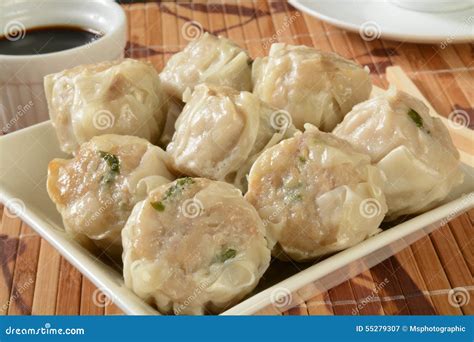 Pork Shu Mai stock image. Image of meal, carrots, sticks - 55279307