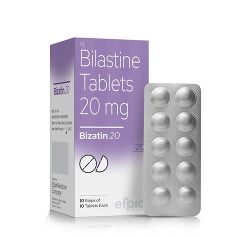 Bilastine Tablets 20 mg - BIZATIN 20