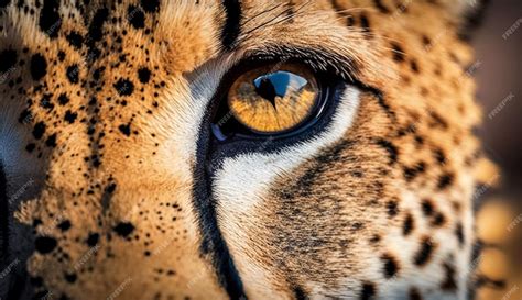 Leopard Eyes Close Up