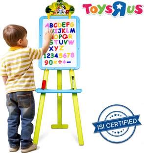 Toys R Universe Imagination Magnetic Alphabet White Black Board 8 1 ...