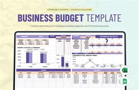 Free Business Budget Plan Template 的图像结果
