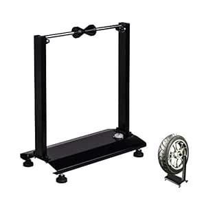 TiAMAHAUL Portable Motorcycle/Bicycle Wheel Balancer, Rim Tire ...